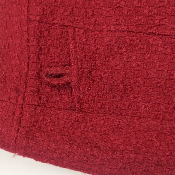 Banana Republic Merlot Wool Skirt Size 4 - Picture 7 of 11